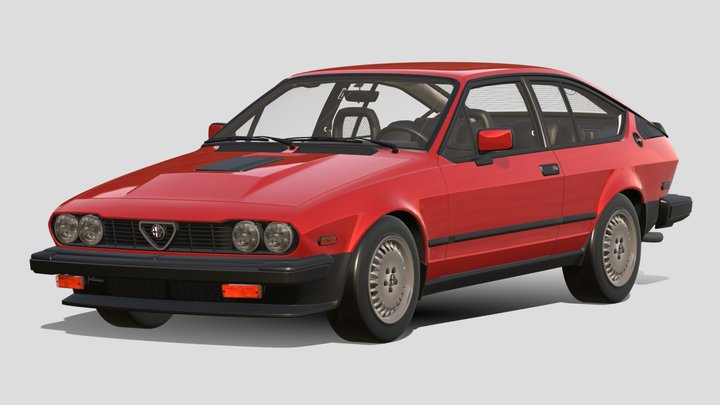 1986 Alfa Romeo GTV-6 – Modello 3D gratuito STL