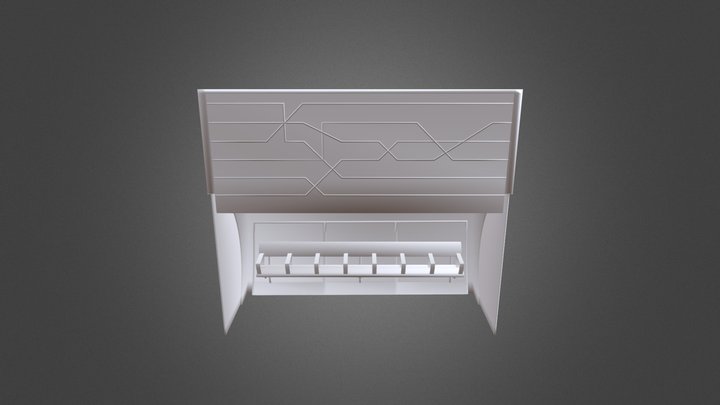 Bus Stop 3D Model