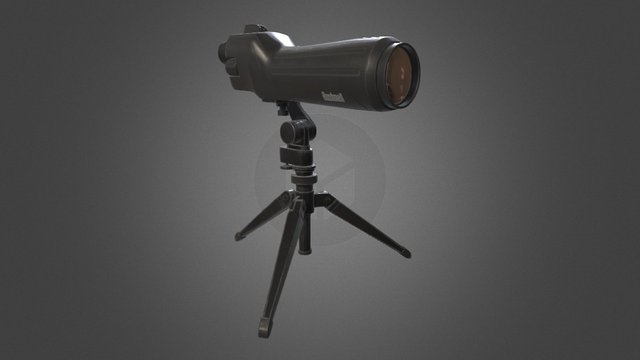 Spacemaster Spotting Scope 3D Model