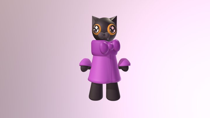 Cat Character - potion commotion 3D Model