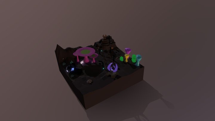 Vertex Wipe Out - Entorno de juego 3D Model