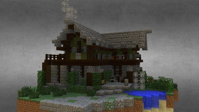 Fischerhütte 3D Model