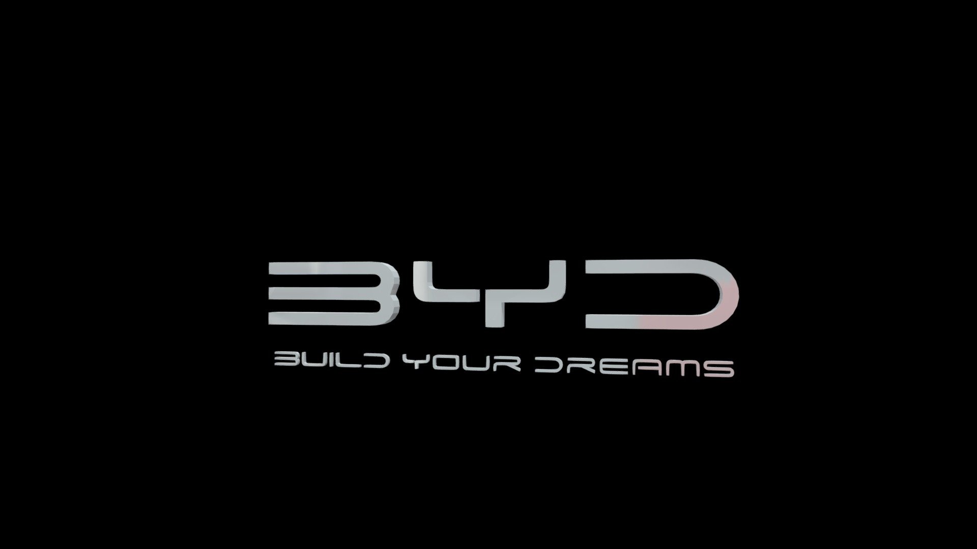 BYD logo 3D-Modell
