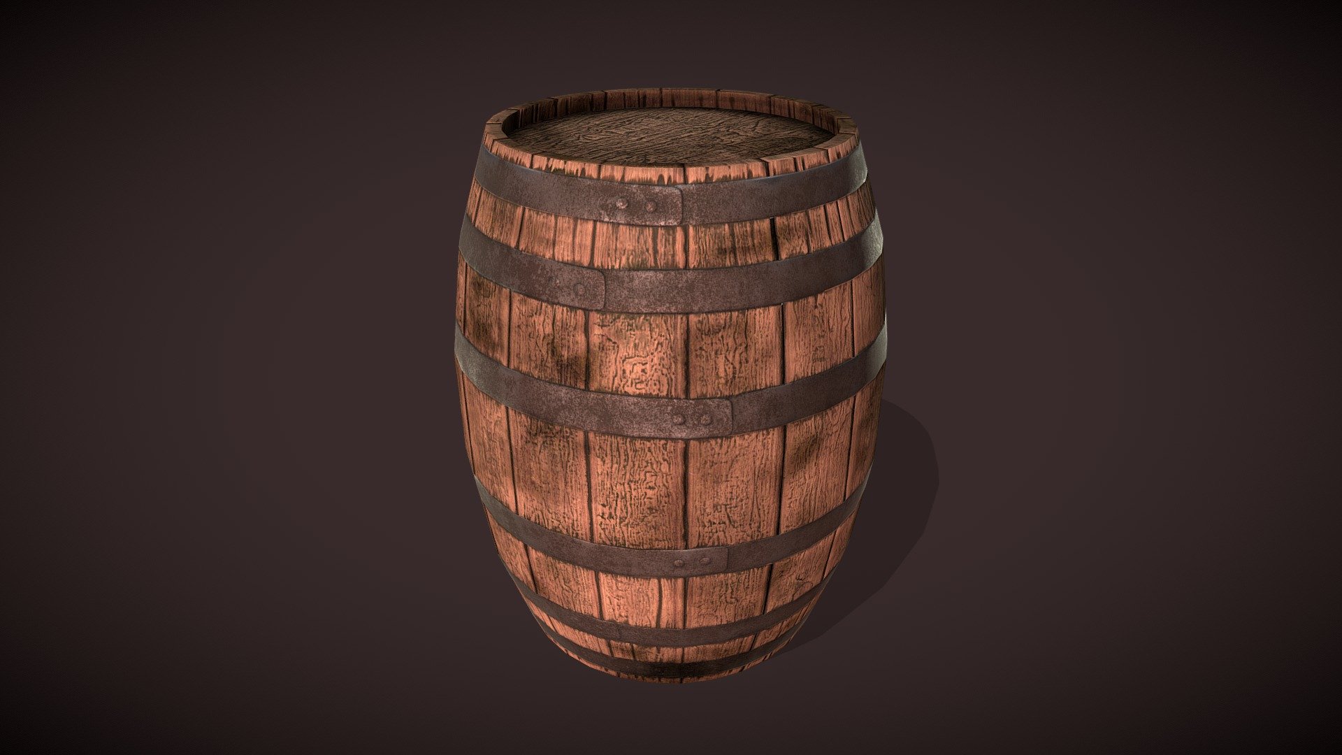 Old Wooden Barrel