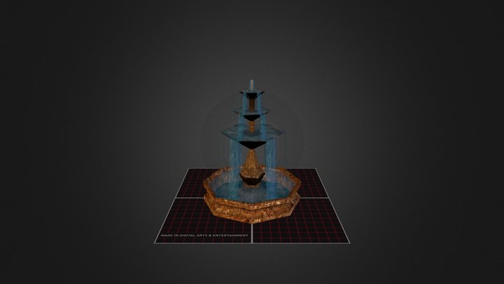 fountain cityscene 3D Model