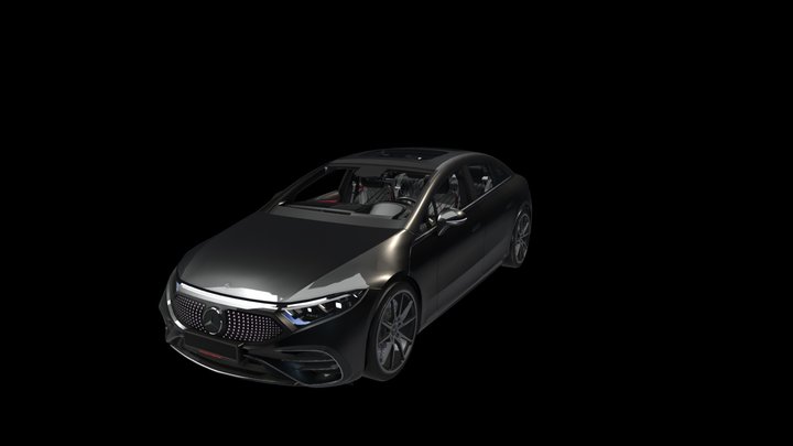 2024 Mercedes-Benz EQS 580 – Modello 3D gratuito STL