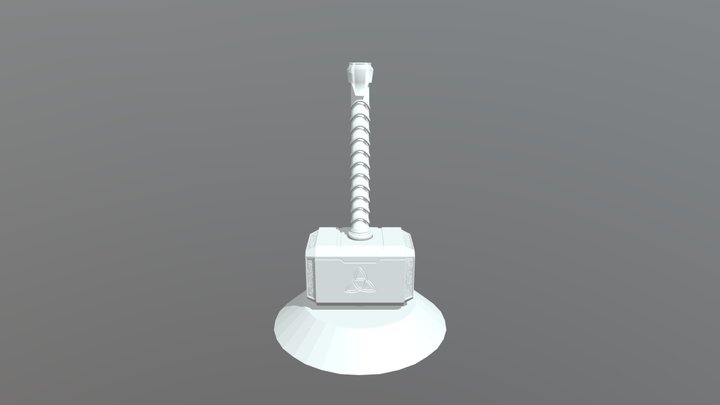 Thor's Mjolnir 3D Model
