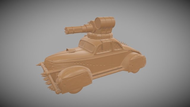 Mad Max – Clay 3D Model