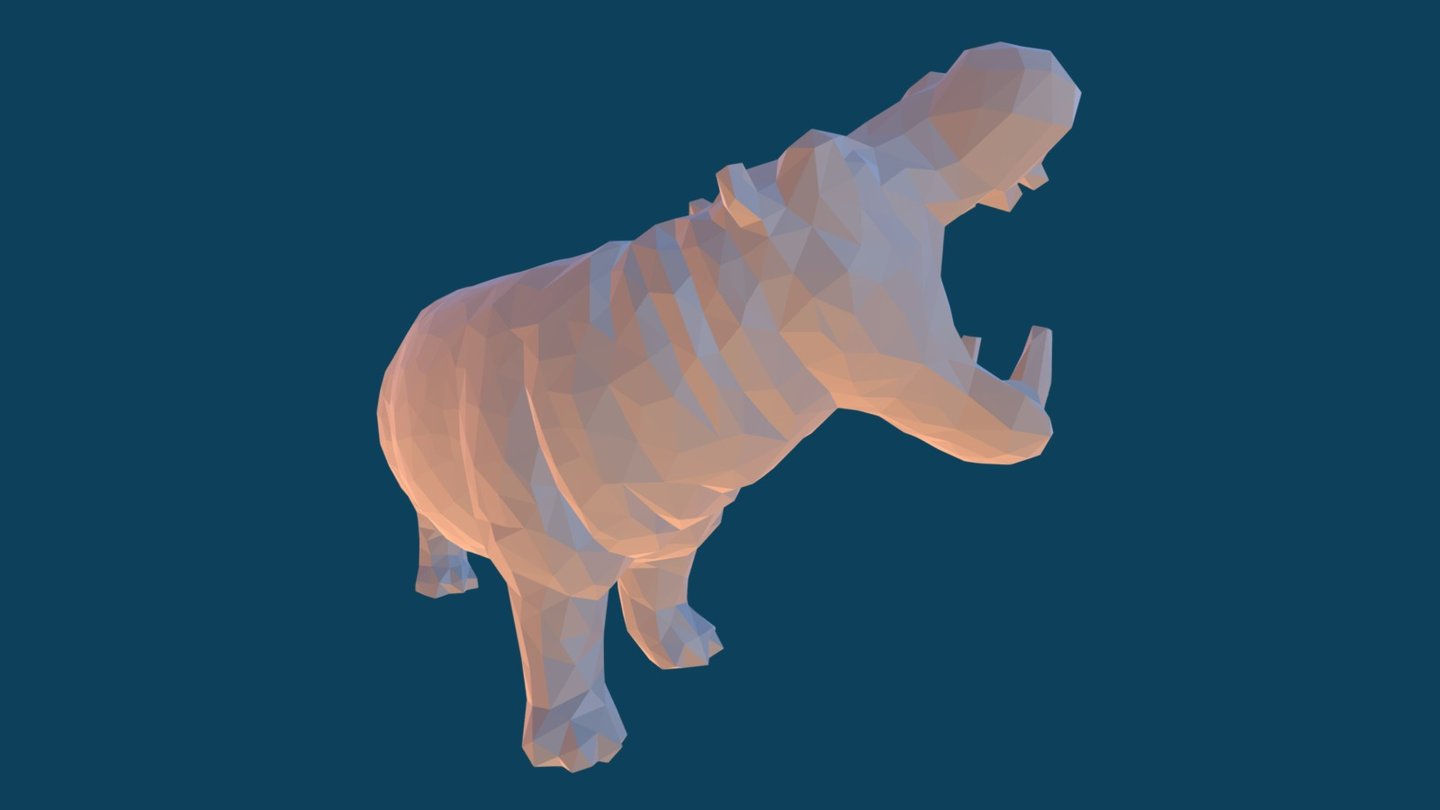 Hippopotamus 3D models - Sketchfab