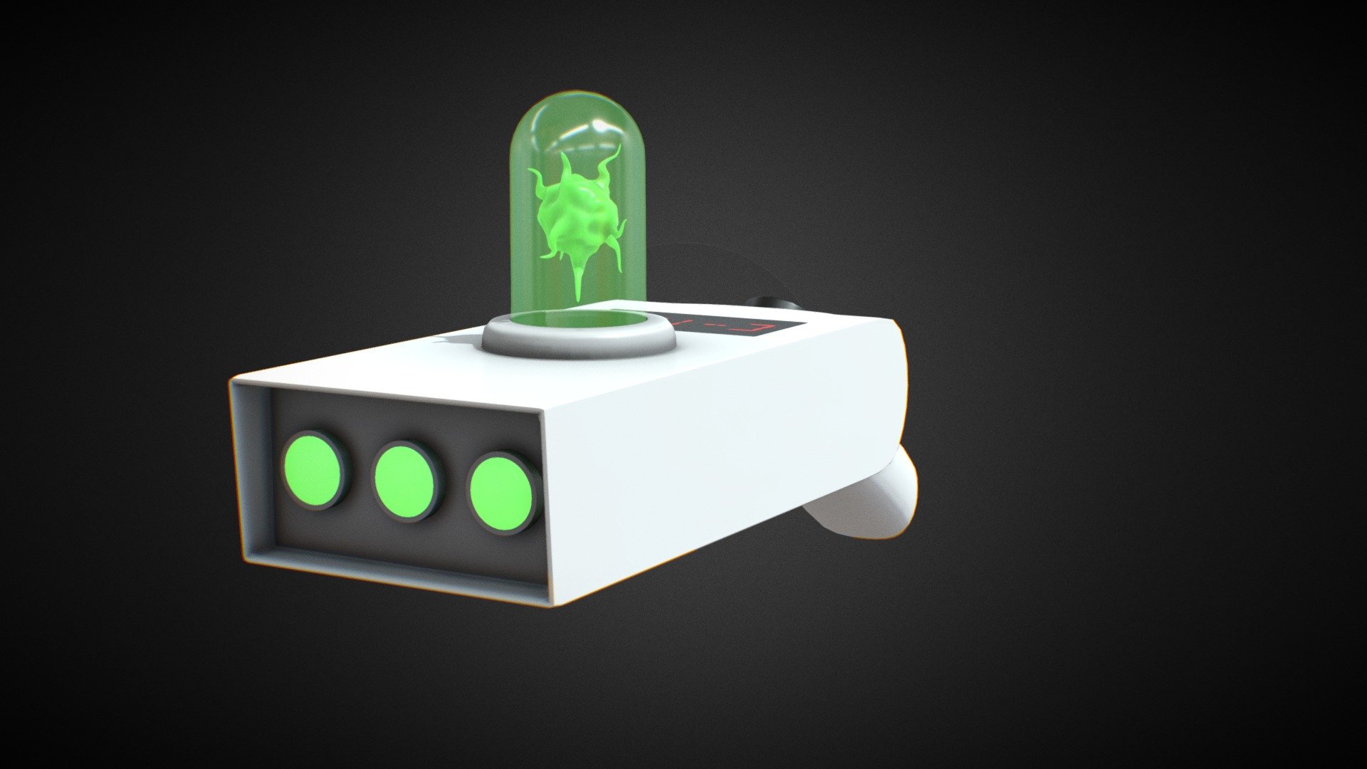 Portal Gun Rick and Morty Buy Royalty Free 3D model by GgomidesS [b352e51] Sketchfab Store