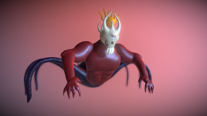 Spider Demon 3D Model