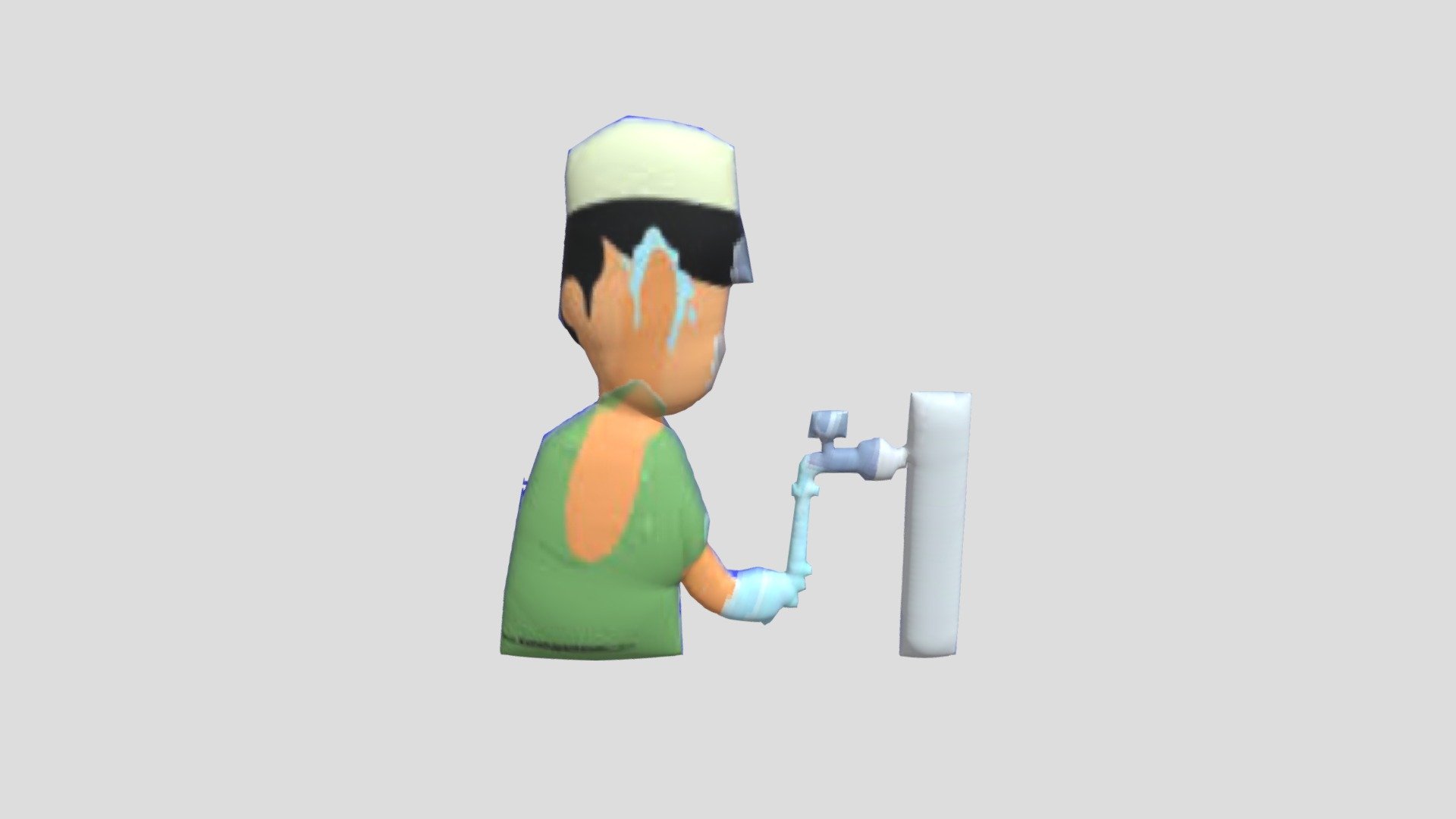 membersihkan rmbut - 3D model by HUSNI (@Basirun) [b354f67] - Sketchfab