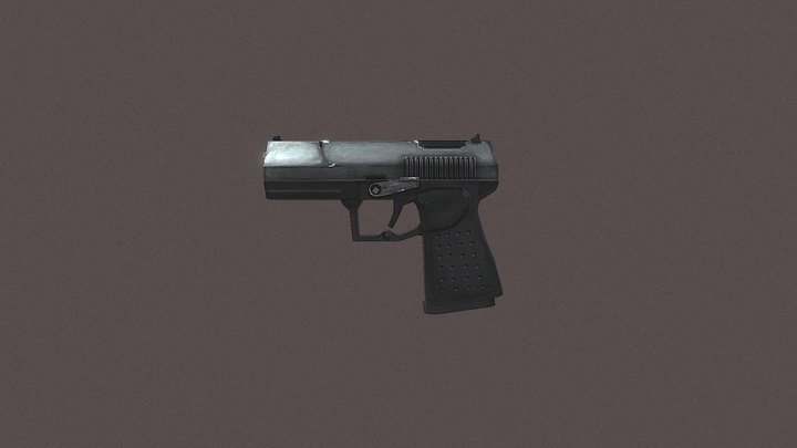 пистолет 3D Model
