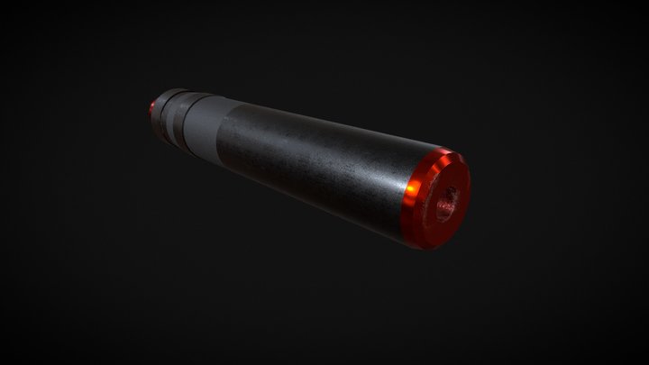 silencer 3D Model