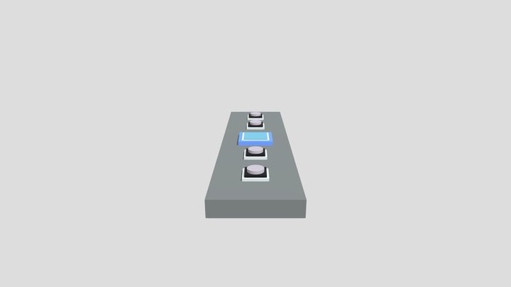電梯按鈕之不會做上下的圖案啊啊啊啊 3D Model