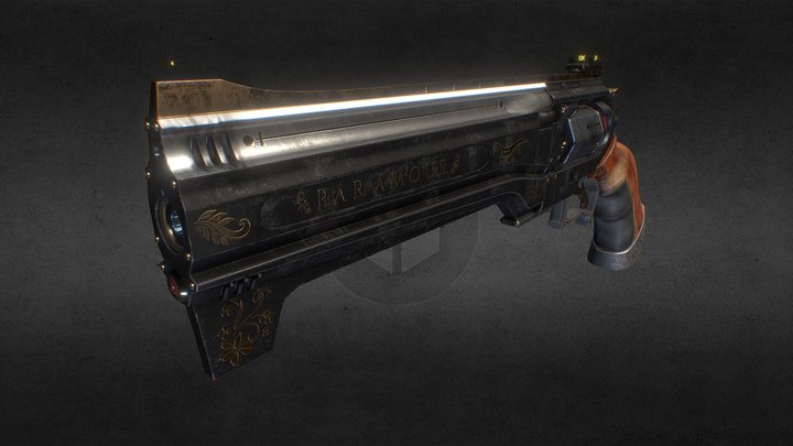 Paramour Hand Cannon 3D Model