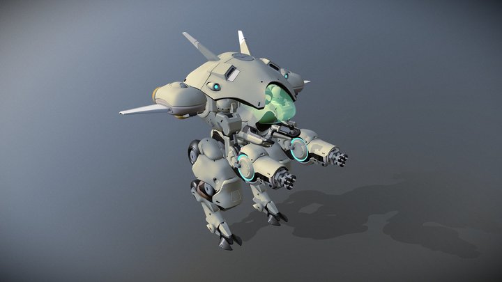 DVA Mech 3D Model