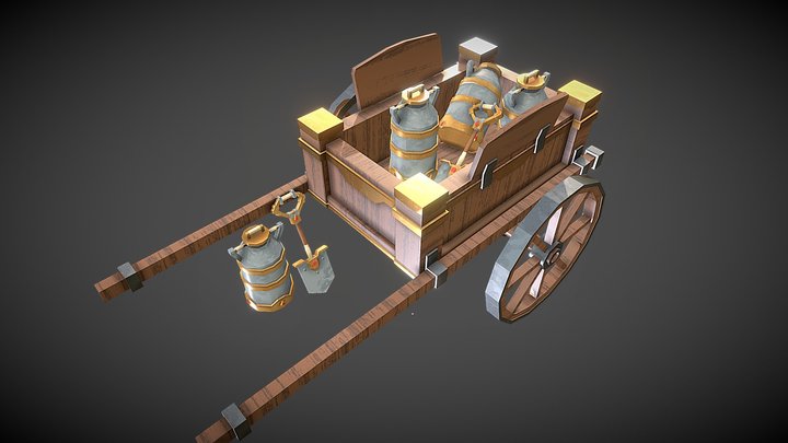 [Student Work] "Dwarf Props " 3D Model