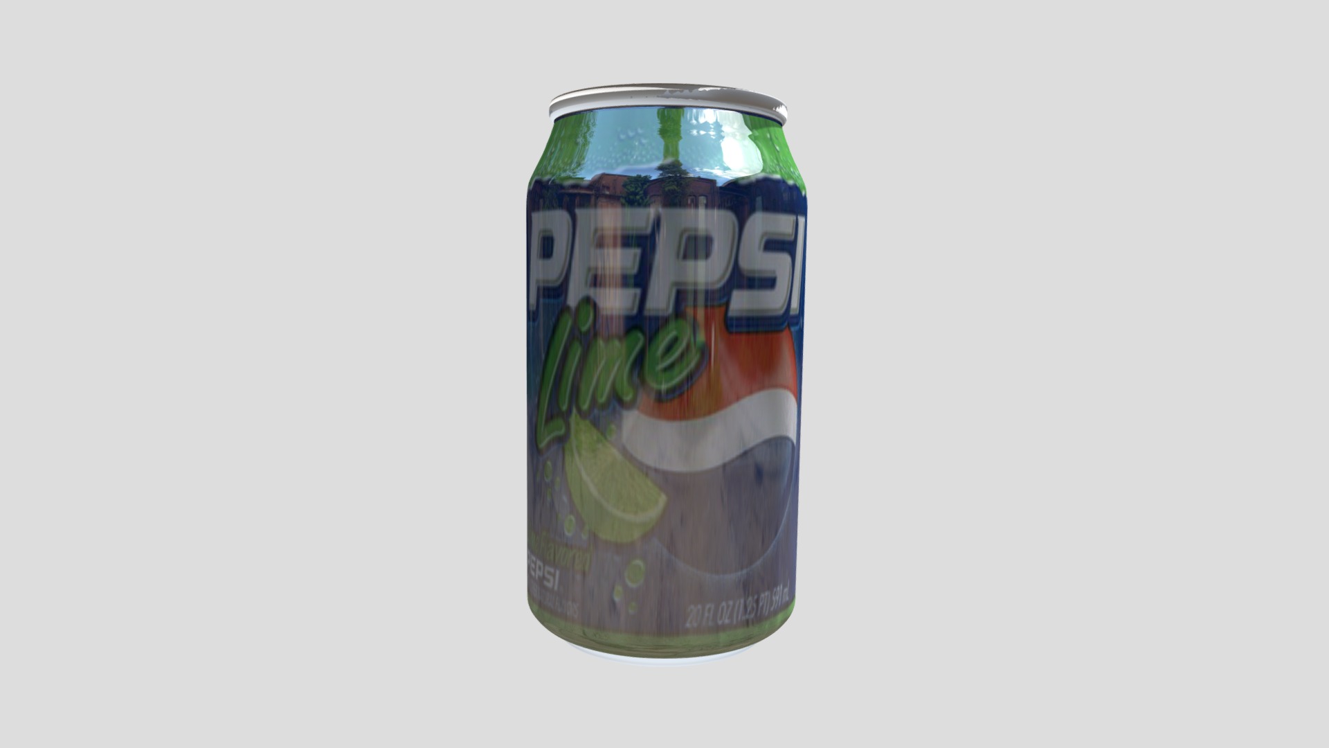 3D model Pepsi Can - This is a 3D model of the Pepsi Can. The 3D model is about a can of beer.