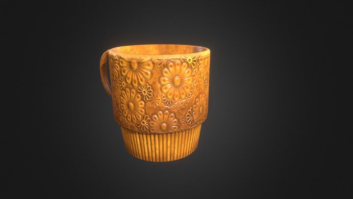 Retro Mug 3D Model