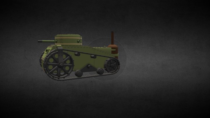 Steam Tank 3D Model