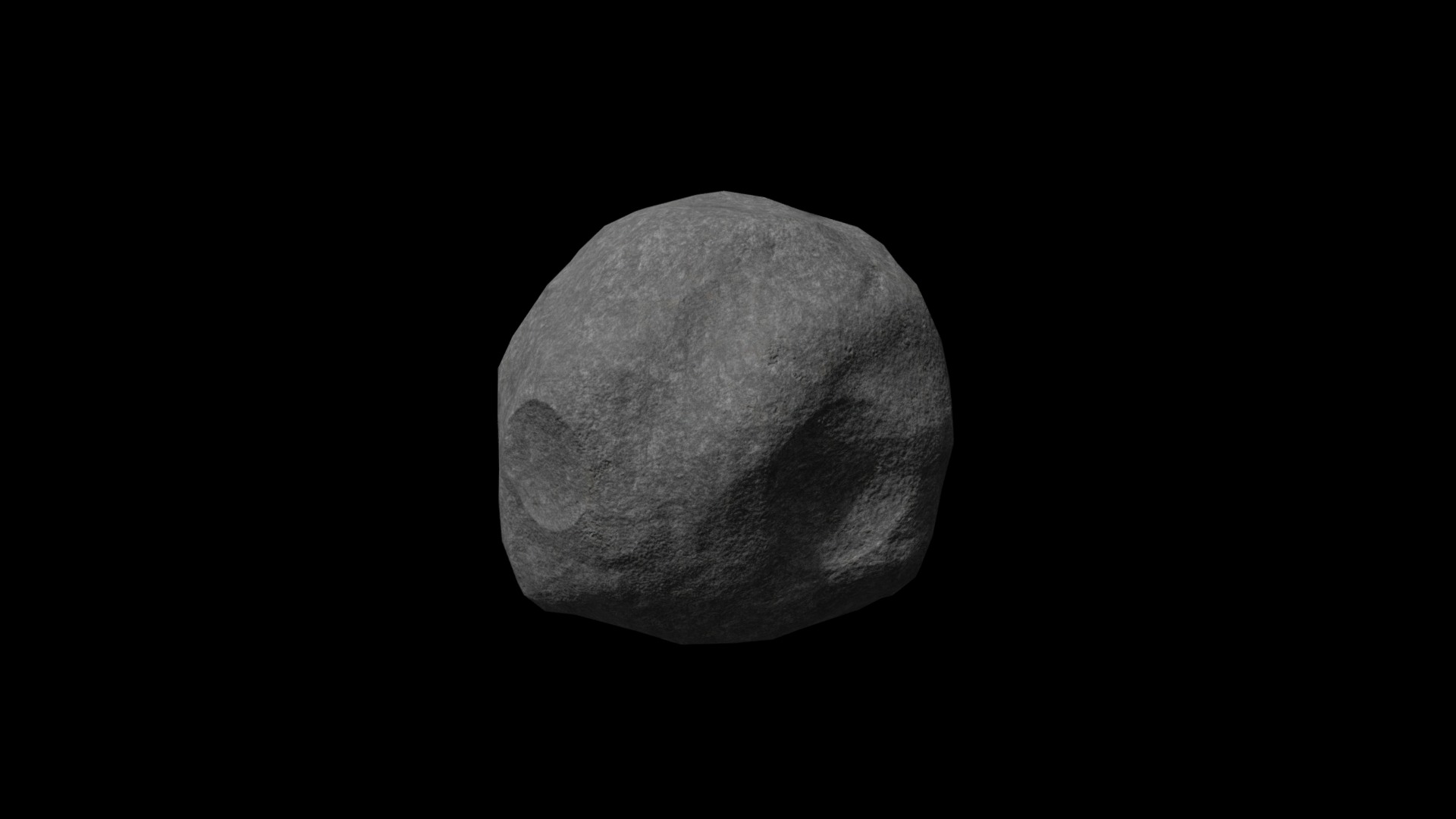 3D model Asteroid 01 - This is a 3D model of the Asteroid 01. The 3D model is about a close up of the moon.