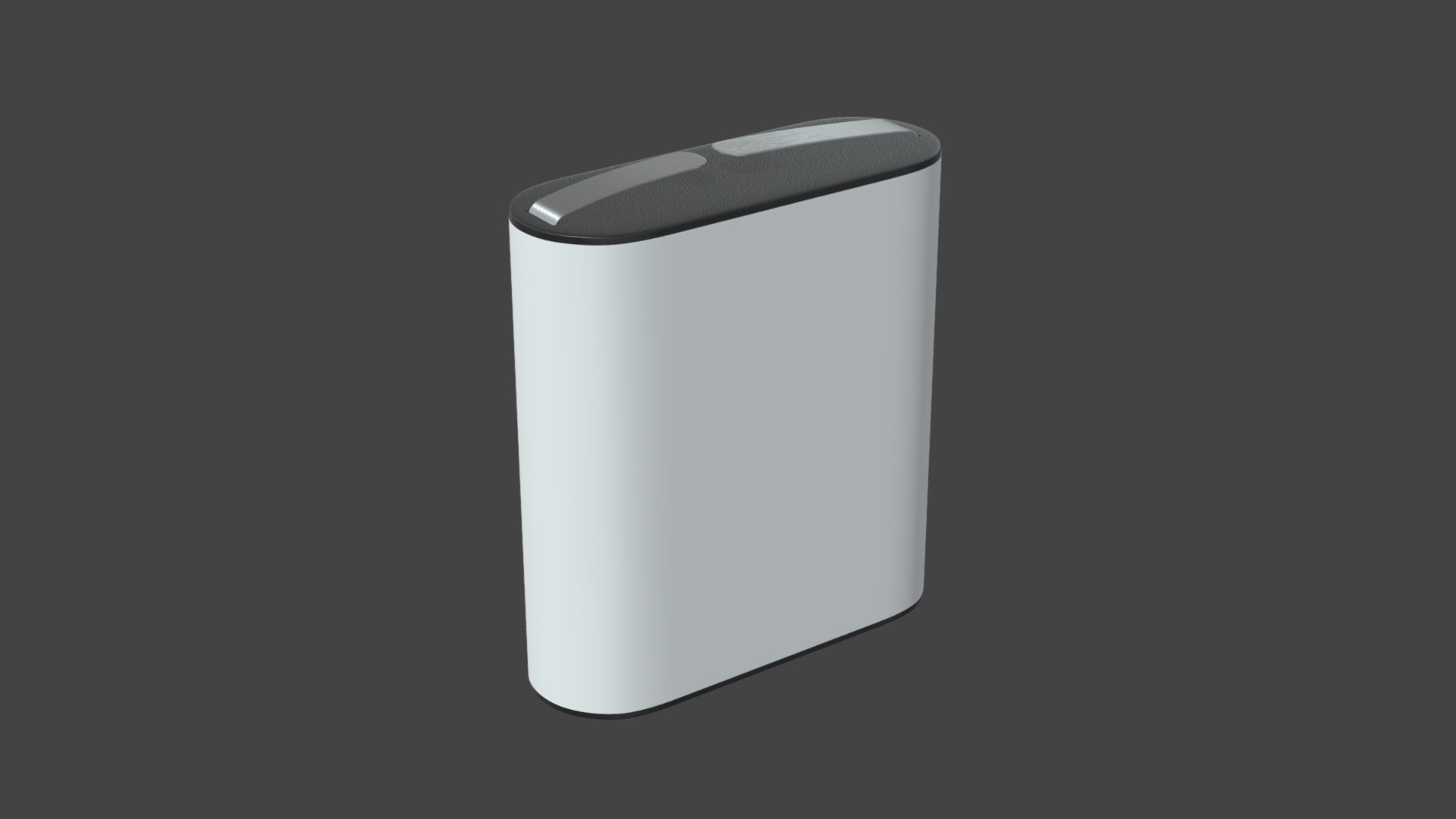 3D model 4.5V Battery - This is a 3D model of the 4.5V Battery. The 3D model is about a white square with a black background.