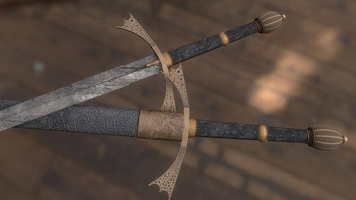 Dark Sister from the House of the Dragon 3D Model