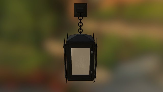 Medieval Lantern 3D Model