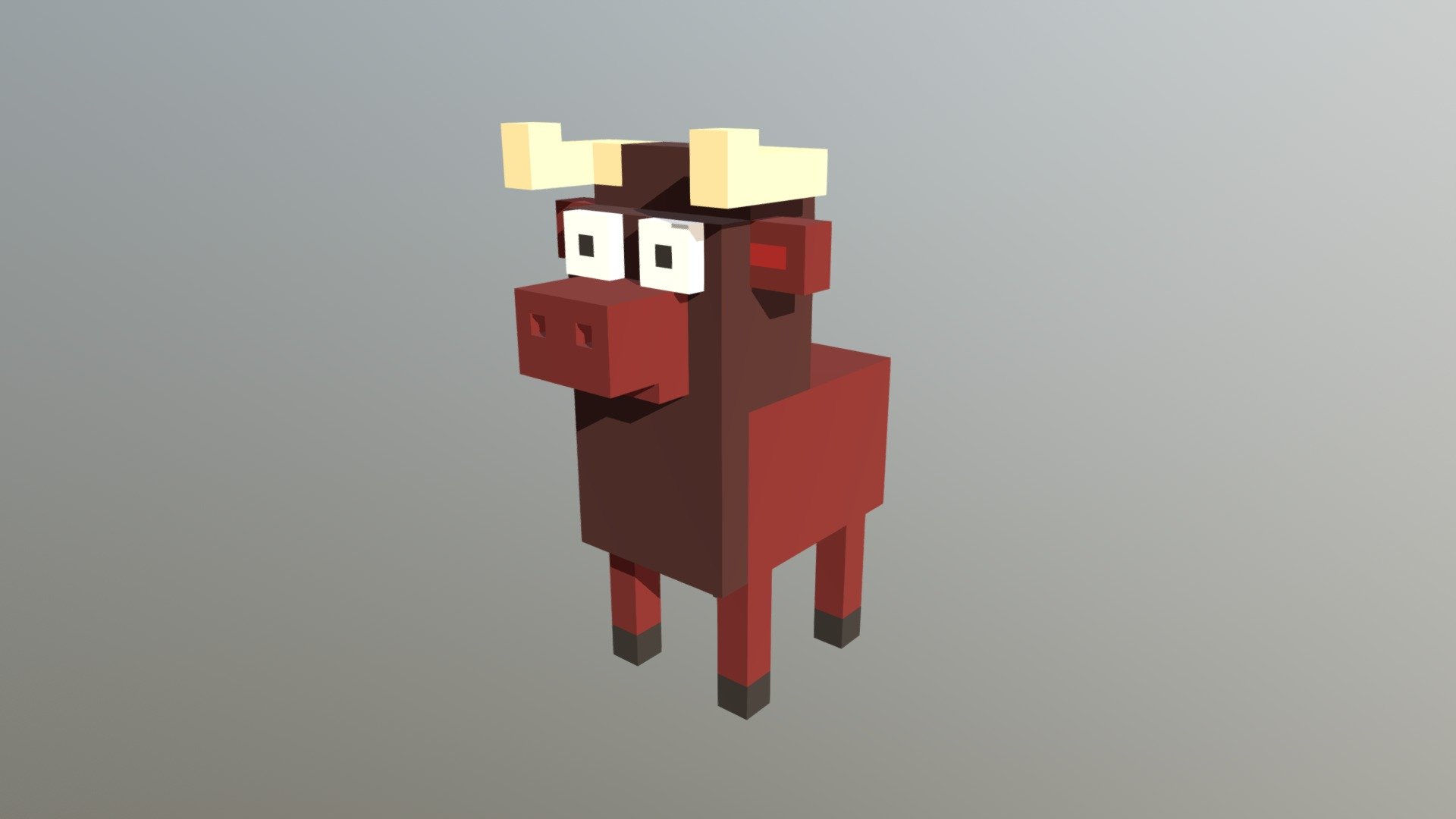 Voxel Mad Bull