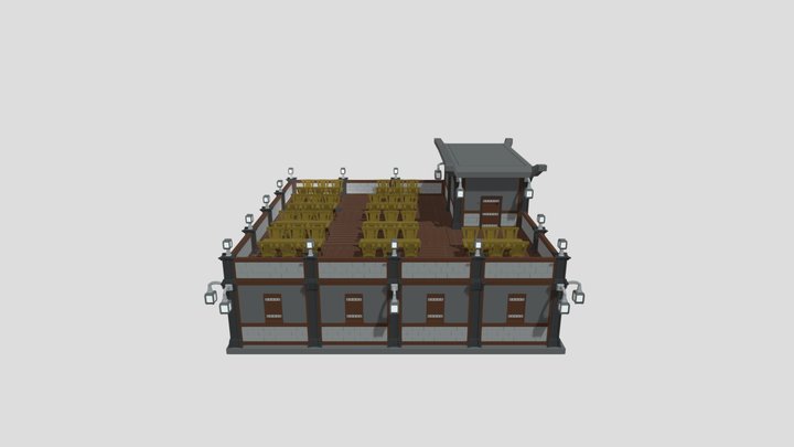 medieval cafe 3D Model