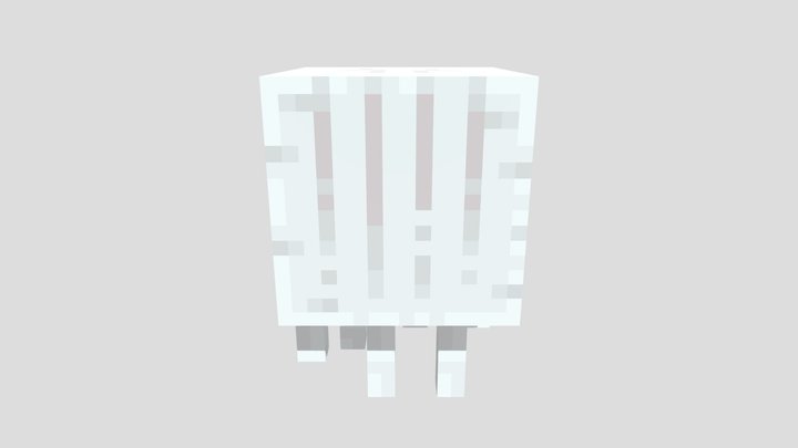 Baby Happy Ghast 3D Model