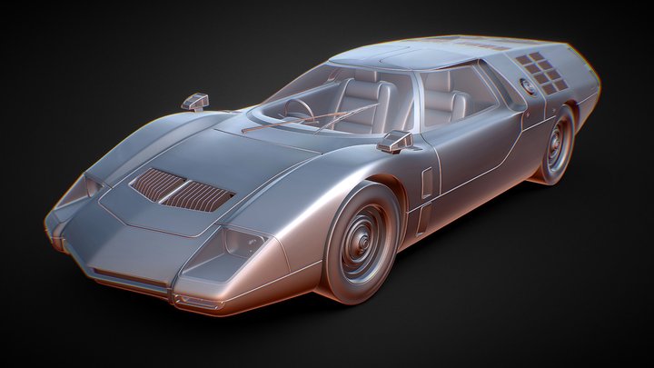 1970 Mazda RX-500 3D Model