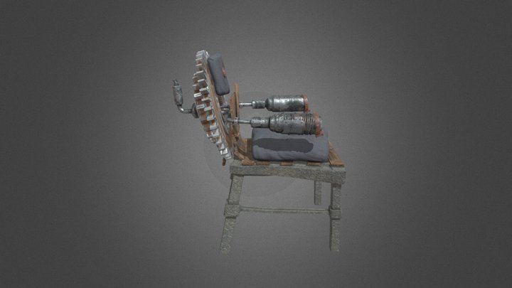 Steampunk original Chair 3D Model