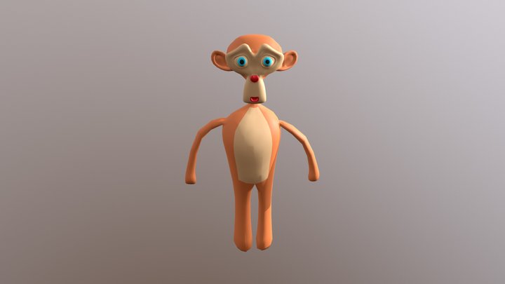 Monkey 3D Model
