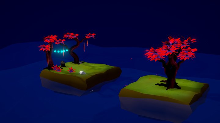 Enchanted Island 3D Model