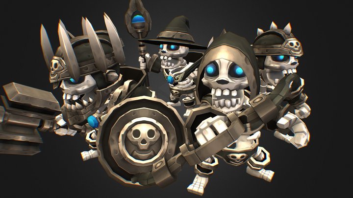 Minions Series - Skeleton 3D Model