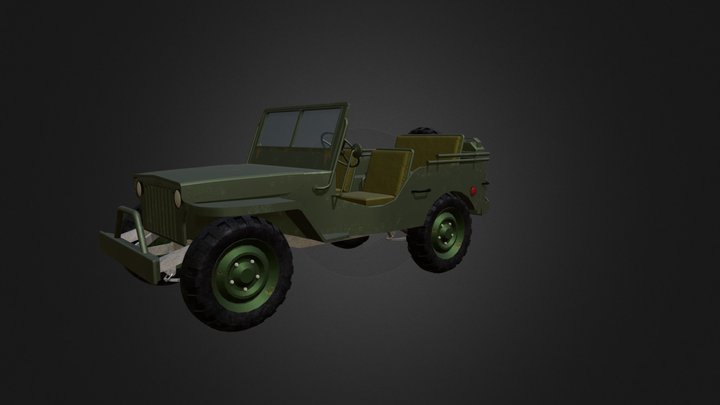 Willy's Jeep 3D Model