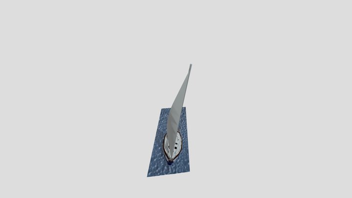 Trash men sailing 3D Model