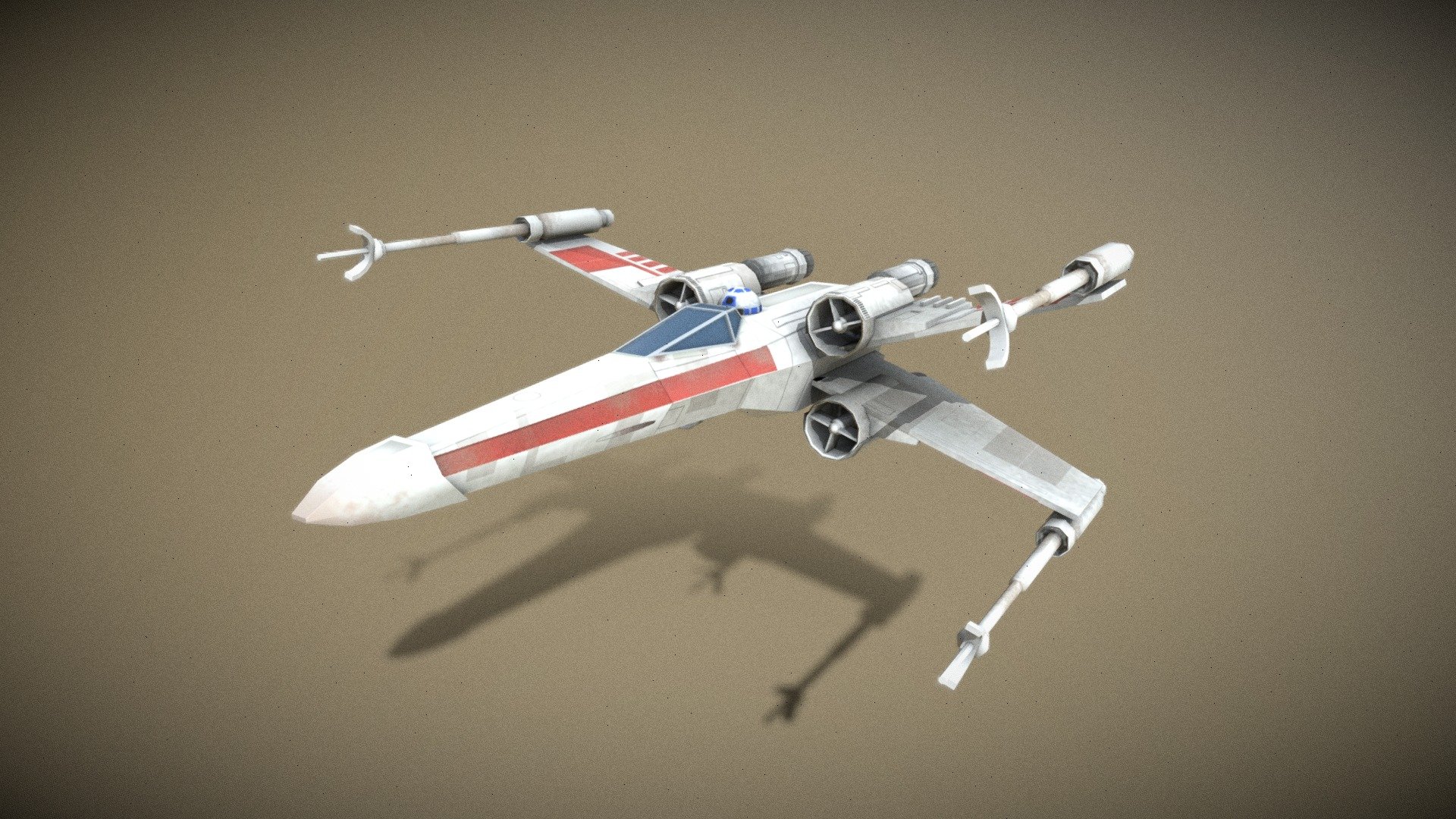 Xwing - Download Free 3D model by FEDERICOFELICI [b360b8e] - Sketchfab