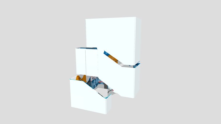 Staircase A 3D Model