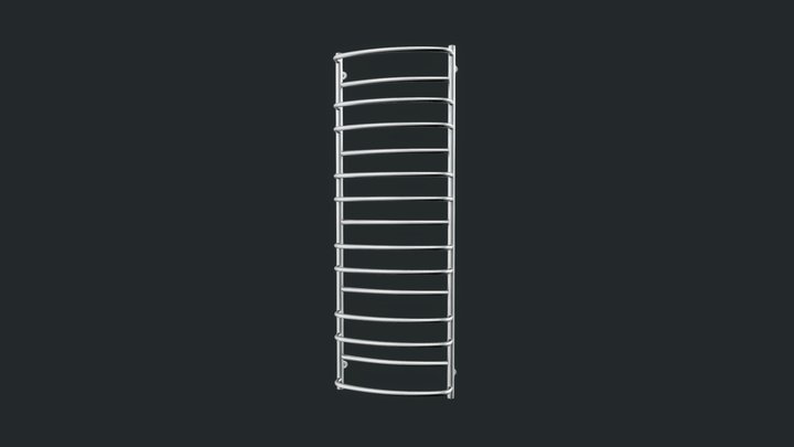 Heated towel rail 3D Model
