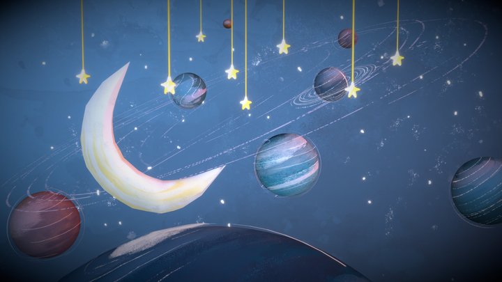 Playing in the Stars (Animation) 3D Model