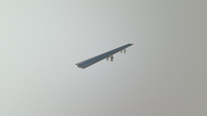 Modelo de Ponte Mista - 3D 3D Model