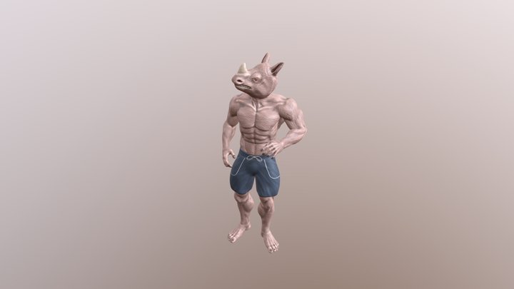 Mister Rhino 3D Model