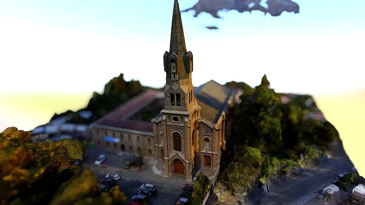 Iglesia padres pasionistas prueba photoscan 3D Model