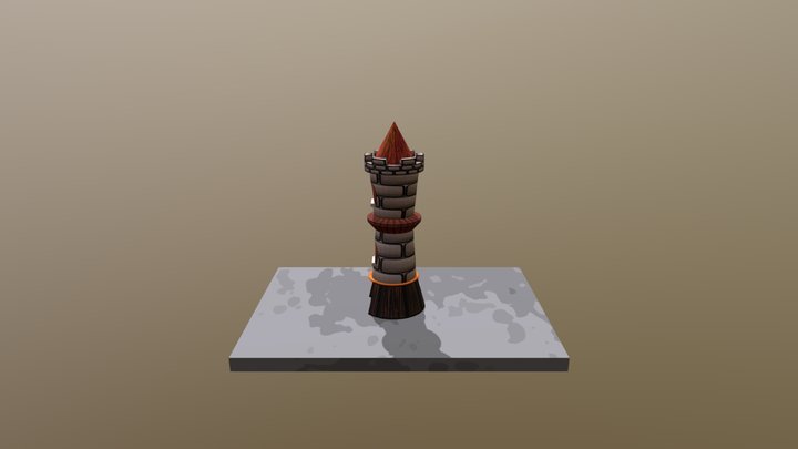 Courage Castle 3D Model