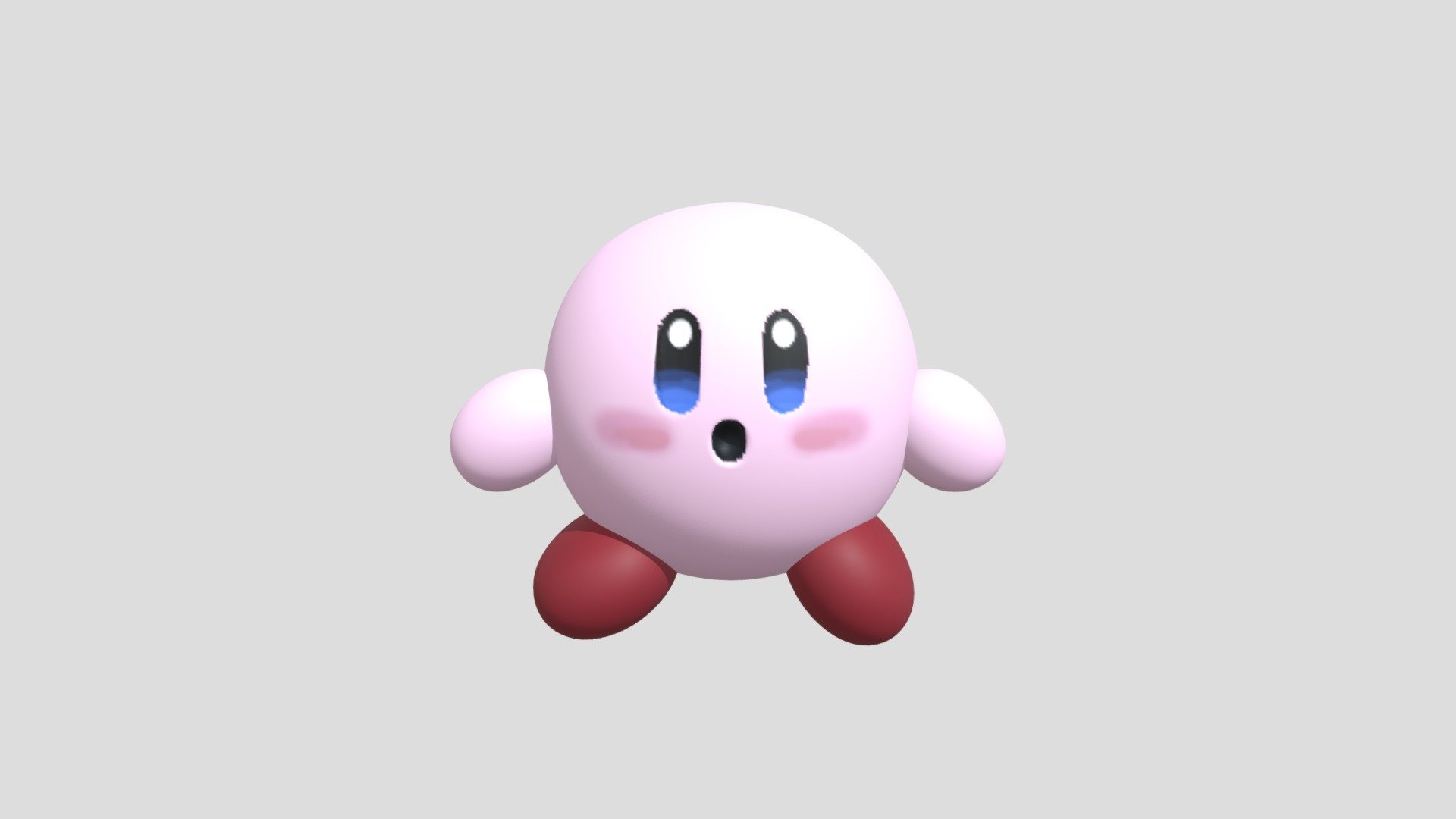 Kirby - 3D model by Sebastian.Ariel.Albornoz [b364fc7] - Sketchfab