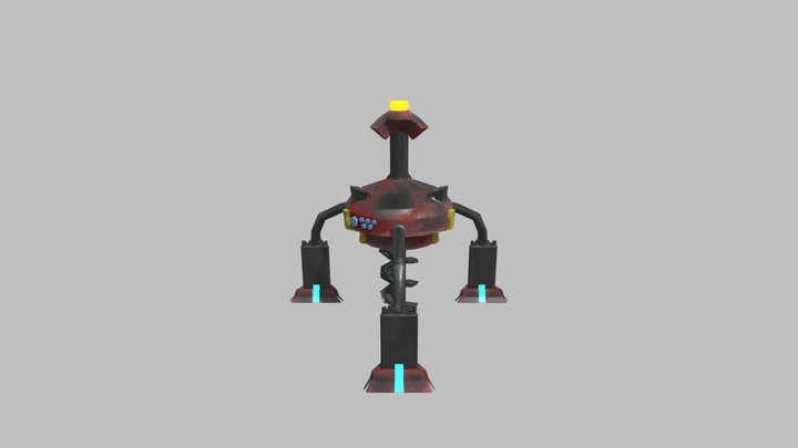 Core Boring Drill 3D Model