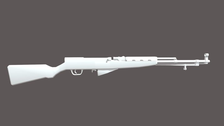 SKS - 56 Carbine 3D Model